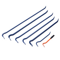 Hexagon thick nail starter heavy-duty pry bar multi-function fire-fighting crowbar Special Steel Pry bar tool high hardness crowbar