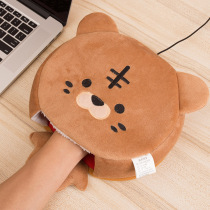 New exploits thickened usb warm hand mouse pad heating warm cover winter heating thick wrist mouse warm hand cover