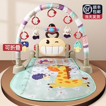 Full moon gift male treasure baby fitness frame Pedal piano accessories Newborn baby gift box gift bag toys