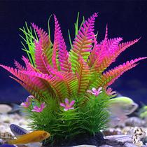 Fish cylinder cushion cushion fish tank landscaping set simulation aquatic grass aquarium landscape fake aquatic plant plastic flowers and grass ornaments lazy