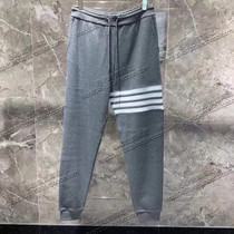 Thom Browne Sweatpants 21 spring and summer TB classic waffle casual trousers pure cotton sweatpants men and women