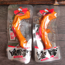 Three Kingdoms Five Flavors Crispy Duck Paw Duck Paw 1000g bulk ready-to-eat casual snack spicy Vine pepper spicy marinated