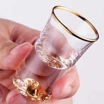 Yipin Jiangshan white wine cup wine dispenser set Chinese transparent lead-free crystal glass household mouthful cup bullet cup