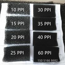 Black polyurethane industrial filter sponge fish tank purification oil fume anti-ash dust-proof cotton filter material high density