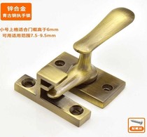 Stainless steel High and Low feet small latch lock buckle rotating anti-theft door latch lock toilet door buckle door bolt door latch open installation