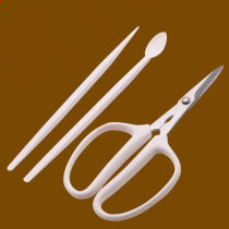 Stainless steel crab eating tool crab hairy crab tool crab eating crab removing crab peeling crab pliers crab scissors three-piece set