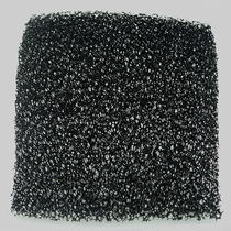Black burst hole breathable mesh explosion filter cotton coarse hole dust filter sponge material for super large hole air filter