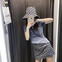 Small man light cooked Hong Kong style suit female summer retro chic small fragrant style wearing temperament thin short skirt two-piece suit