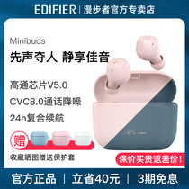 Combater MiniBuds true wireless Bluetooth headphones In-ear TWS1 Calls Noise Reduction Music Running Mini boys and girls Minibus suitable for Apples Huawei Xiaomi Android