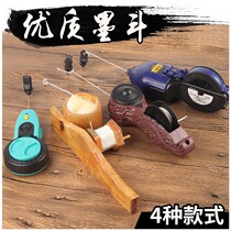 Ink bucket automatic scriber site pay-off special manual play line woodworking hand cotton ink bucket small