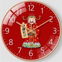 Maharaja New Chinese Clock Wall Clock Living Room Mute Fashion Simple Table Wall Wall Free Punch Modern Creative Clock