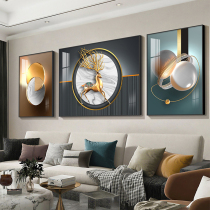 2021 new living room decorative painting sofa background wall modern simple crystal porcelain painting hanging painting light luxury wall painting mural