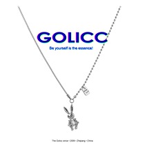 GOLICC mechanical rabbit necklace 2021 New Men and women tide niche design sense pendant simple choker