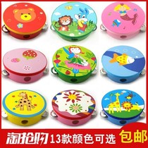 Baby ethereal Adult hand-clapping drum Mini hand-cranked childrens drum Creative dance drum rattling kindergarten