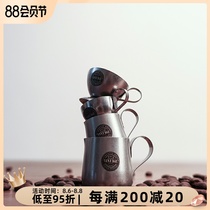 Japan Qingfang Manufacturing Co Ltd AOYOSHI Stainless Steel retro frosted mini milk pot Milk cup Milk tank Milk cup