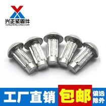  Taiwan Lianxi pneumatic straight riveting gun gb827 sign nameplate semi-hollow knurled rivet opening pin 2128