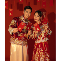 Xiuhe clothing bride 2021 New Chinese wedding dress slim dragon and phoenix coat wedding dress small man out of the cabinet uniform summer