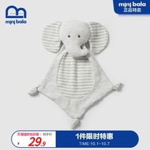 Mini Balabala baby towel mouth towel newborn male and female baby toy doll doll elephant doll