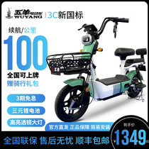 Wuyang electric vehicle New national standard electric self-propelled lithium battery Small parent-child light travel intelligent power battery car