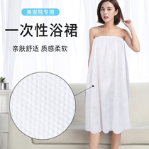 1-Beauty Bathroom Disposable Bathroom Bathrobe Men and Women with chest sweat sauna wrapped in breast