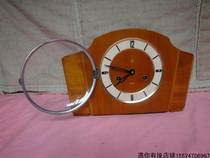 Xinjing good use mechanical production early brand 30 days old seat clock clock clock hanging old nostalgic three or five old objects