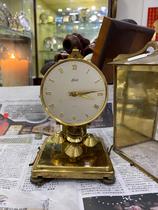 Western antiques antiques antiques German roots 400 days copper frame mechanical clock overseas return