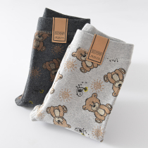 Childrens warm pants wear velvet pants girls autumn pants thick baby boys cotton pants plus velvet thread pants spring and autumn leggings