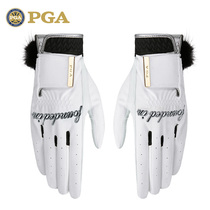 United States PGA golf gloves ladies leather gloves imported lambskin left and right hands a pair of summer