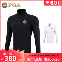 American PGA golf clothing mens long sleeve T-shirt spring and autumn winter coat competition ball suit mens clothing