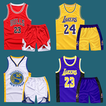 Childrens basketball suit suit Lakers James 23 Kobe jersey Primary school boy girl baby sports clothing