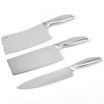 Three-piece kitchen knife stainless steel cutting bone thickening professional Piece Knife chef knife set combination does not rust