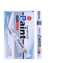 Toyo paint pen silver paint pen oil marker pen mark pen Art diy graffiti sign-in pen