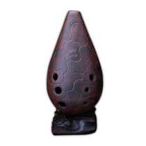Empty Valley Xun Ten-hole full mouth Xun Solo Xun Washable Xun Pottery Xun Instrument F tune from right
