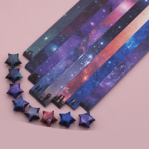 Color printed star origami lucky star wishing bottle handmade five-pointed star folding paper tube star note buy 2 get 1 free