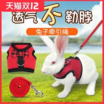 Rabbit leash rabbit rope leash rope leash little pet ChinChin hamster rabbit clothes rabbit supplies