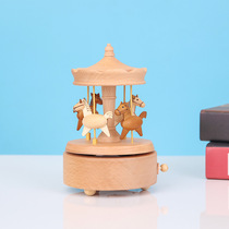 Creative Merry-go-round Music Box Music box Childrens toy Merry-go-round Home decoration Christmas decorations