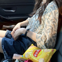 Spring and summer 2021 Hyuna style niche design sense cute and sweet girl floral long embroidery female tide