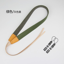 Camera strap Canon SLR shoulder strap micro single fast hanging neck rope retro art Japanese crossbody quick release buckle denim