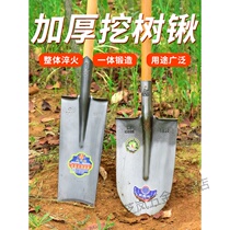 Agricultural tools shovel outdoor digging shovel shovel manganese steel thickening all steel digging tree shovel root shovel digging hole Special
