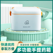 Household medicine box Family Medicine storage box large capacity Childrens Medical box buckle design sorting box
