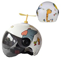 Electric car helmet child half helmet 3-year-old summer breathable Korean girl 2-year-old sunscreen protective helmet