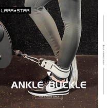 larastar gantry ankle buckle training leg hip hip shape fitness leggings tie feet pull rope elastic belt female