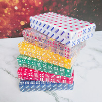 Acrylic color dice color KTV bar food stalls White dice color cup red yellow blue and green sieve throw