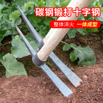 Large Number Military Military-pick Track Steel Forge Beat Cross Pick Head Pick Axe chop Firewood Pick Ocean Pick Outdoor Tools Multifunction Pick