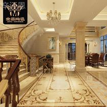 - European - style restaurant floor tile plated tile puzzle tile tile infinite imitation of water knife floor