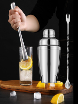 Stainless steel crushed ice stick pounded fruit mashed lemon mash stick milk tea shop supplies fruit tea special padded ice hammer