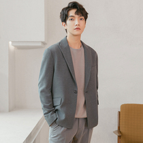 Mens casual blazer spring and autumn 2021 New loose one-piece jacket Korean trend small suit suit suit