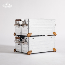 Springhill Outdoor Camping Box 50 Liters Open Box Opening Box Containing Cover Plate Foldable Storage Compartment Subtable