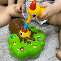 Woodpecker insect catching toy puzzle force brain 1 to 2 and a half years old 2 1 3 two boys Early childhood education 6 months baby