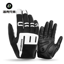Rock Brothers Riding Gloves Full Finger Motorcycle Bike Gloves Sports Touch Screen Long Finger Mens and Womens Spring Summer Autumn